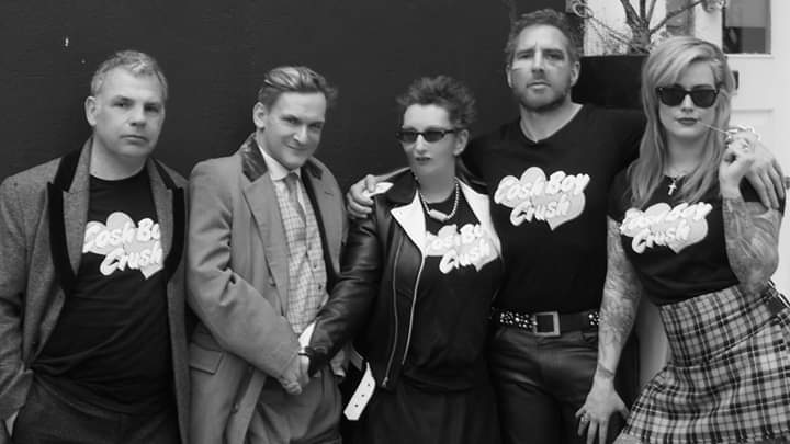 Kings Road Coshers! Tony Holmes, CoshBoy, Jordan Mooney, Julian Kalinowski and Lisa "Livewire" Reynolds.