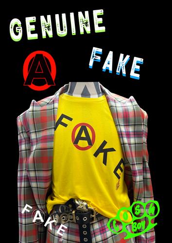 Mens FAKE Anarchy T-shirt